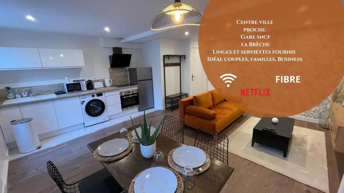 Le Jardin Niortais - Hyper Centre- Proche Gare - Paisible - Grand Jardin Prive, Wifi Hd -Netflix Apartment Exterior foto